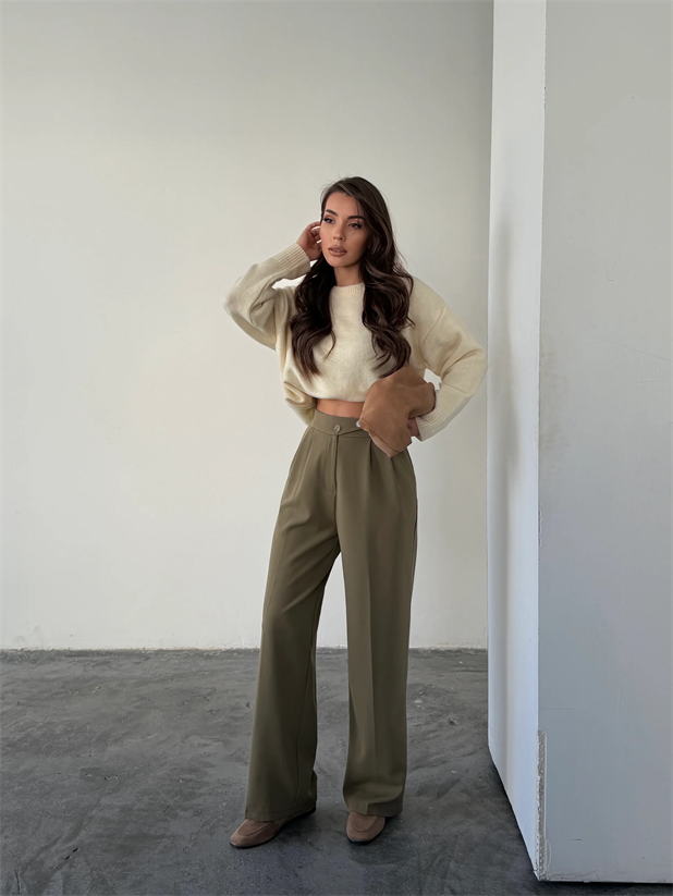 Kore Model Pantolon  - Haki