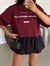 Laguna Beach Crop Basic - Bordo