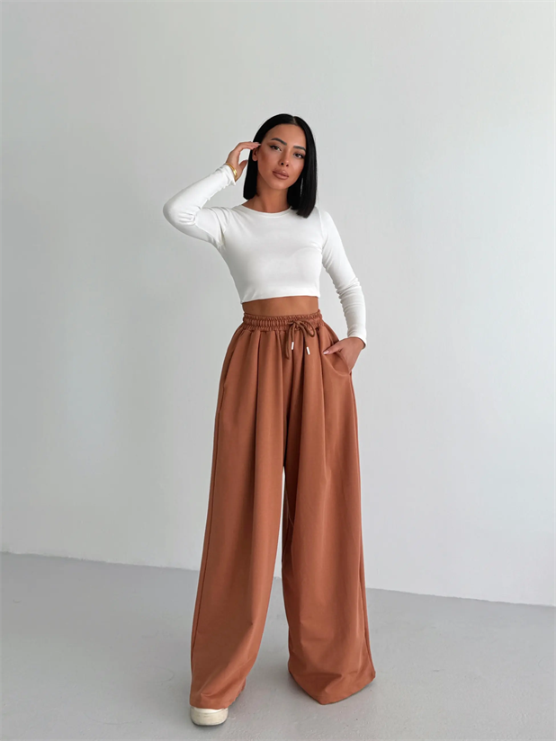 Baggy Salaş Eşofman - Kiremit