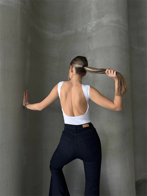 Tonny Bodysuit Beyaz - Beyaz