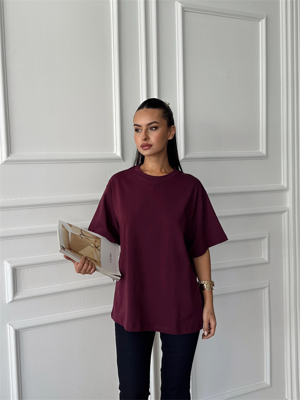 Oversize Basic - Bordo