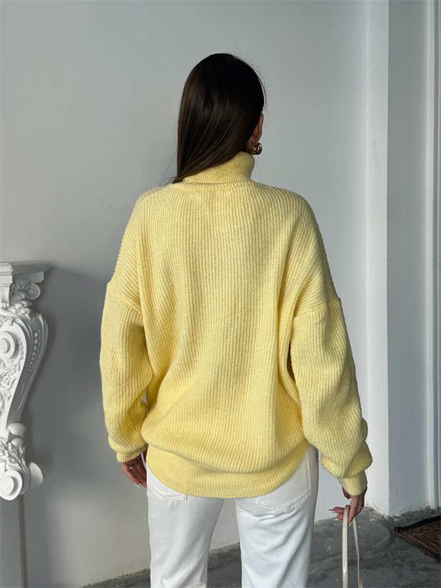 Selanik Balıkçı Triko - Sarı