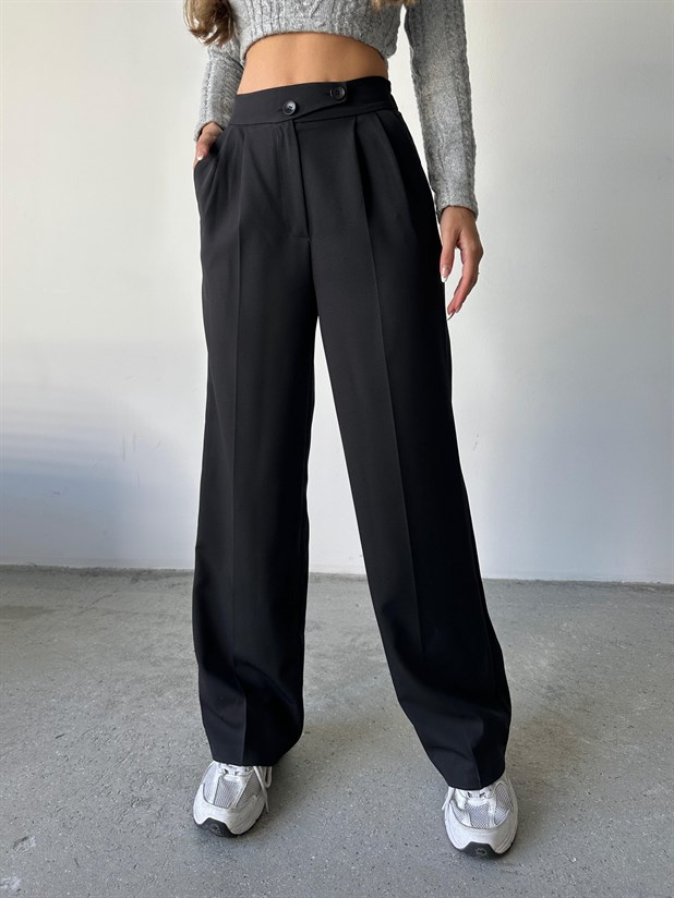 Kore Model Pantolon - Siyah