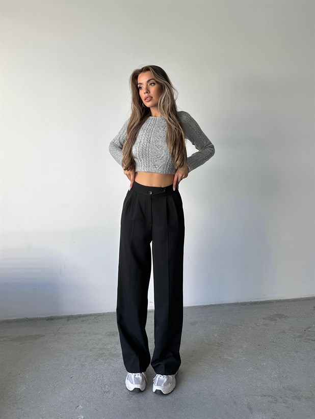 Kore Model Pantolon - Siyah