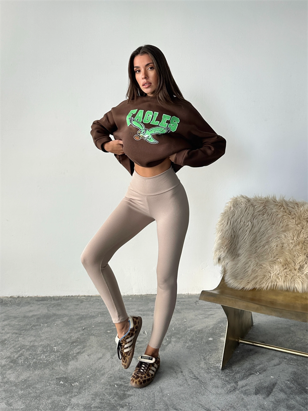 Toparlayıcı Fitilli Tayt Taş - Taş