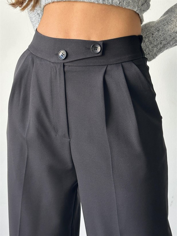 Kore Model Pantolon - Siyah