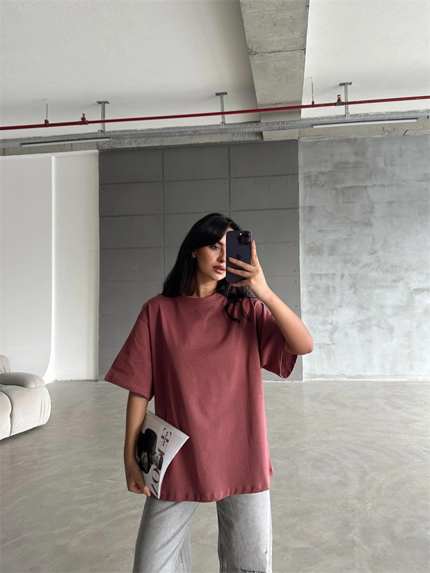 Oversize Basic - Gül Kurusu