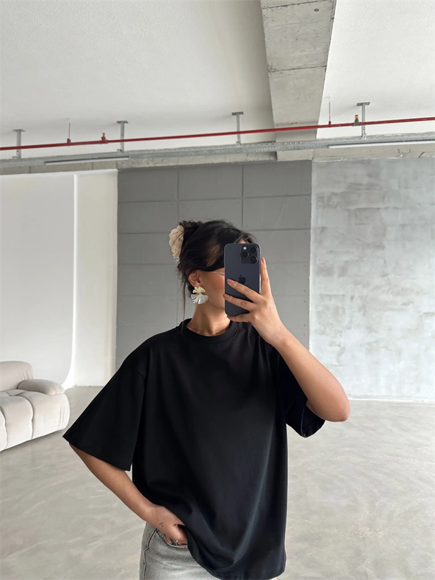 Oversize Basic - Siyah