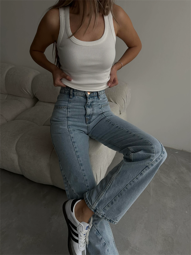 Liza Basic Crop Beyaz - Beyaz