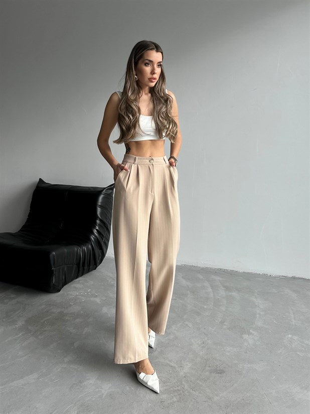 Elicia Line Pileli Palazzo - Bej