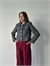 Tüvit Crop Blazer Ceket - Gri