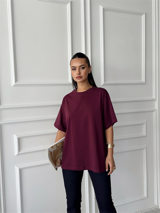 Oversize Basic - Bordo