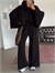 Yarasa Kol Oversize Takım - Siyah
