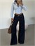 Ekstra Wide Leg Jean - Lacivert