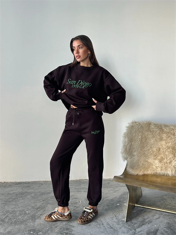 Sandiego Eşofman Takım Acı kahve - Acı kahve