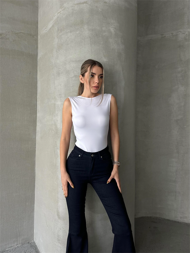 Tonny Bodysuit Beyaz - Beyaz