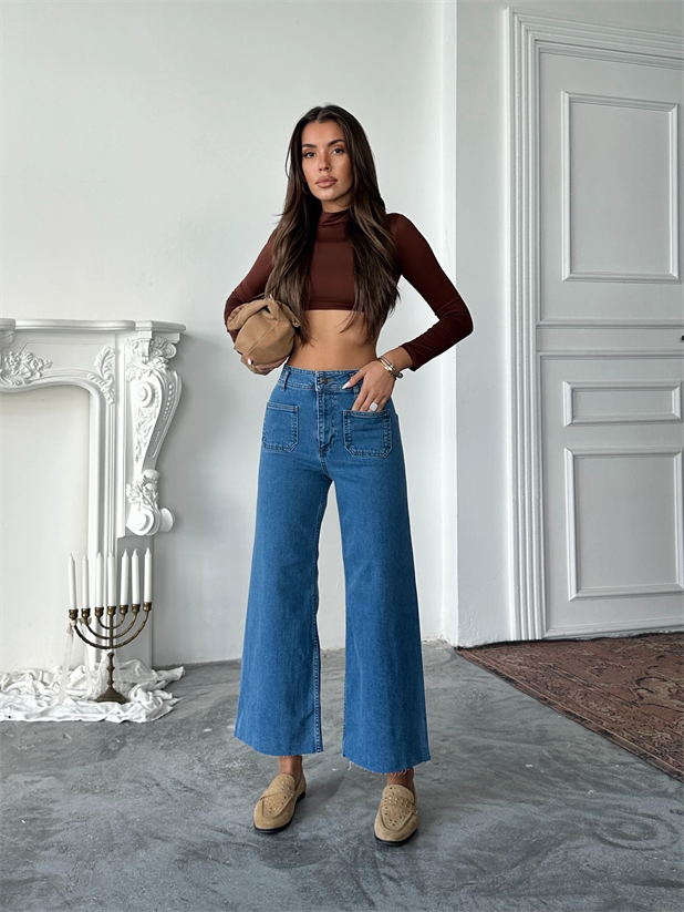 Cepli Fit Palazzo - Mavi