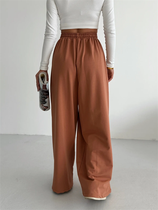 Baggy Salaş Eşofman - Kiremit