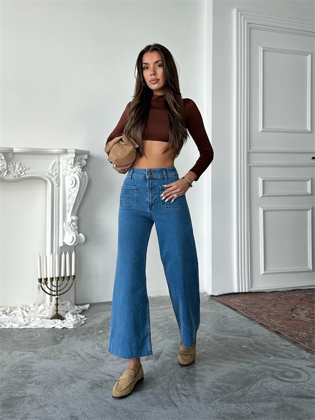 Cepli Fit Palazzo - Mavi