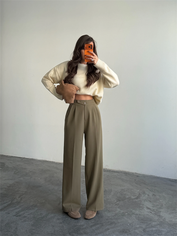 Kore Model Pantolon  - Haki