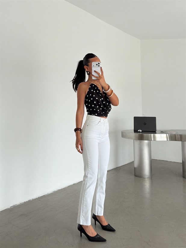 Boyfit Denim Jean - Ekru