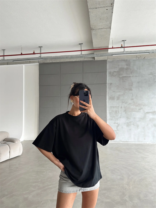 Oversize Basic - Siyah