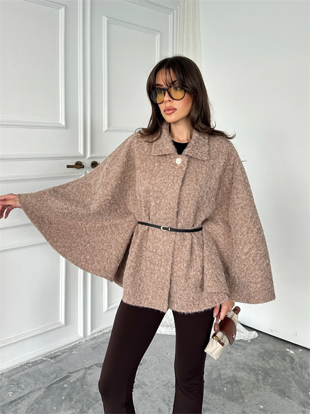 Kırçıllı Kaşe Panço  - Vizon