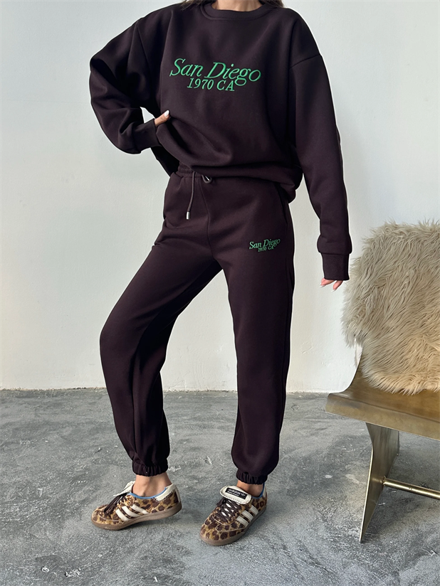 Sandiego Eşofman Takım Acı kahve - Acı kahve