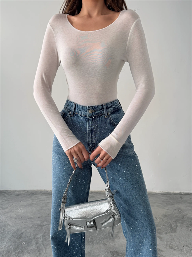 Transparan Body - Ekru