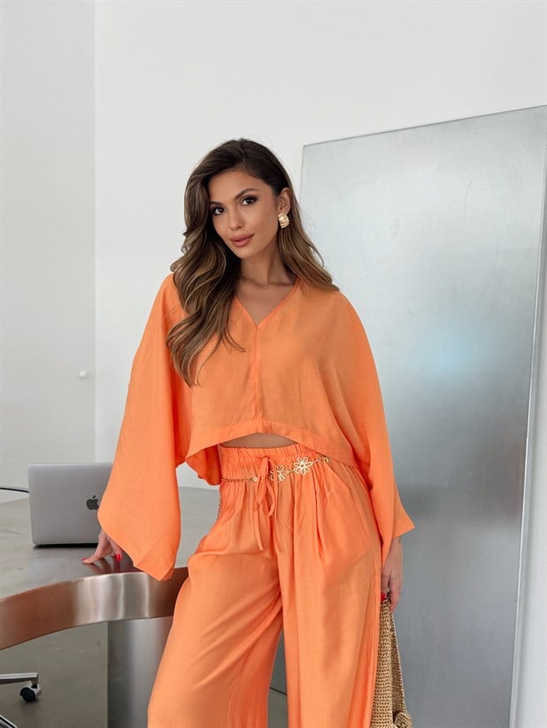 Salaş Keten Takım  - Yavruağzı