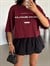 Laguna Beach Crop Basic - Bordo