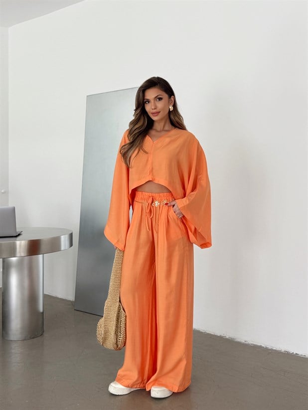 Salaş Keten Takım  - Yavruağzı