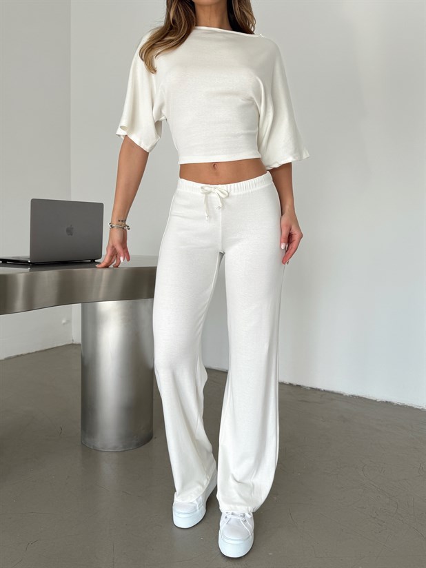 Yarasa Kol Salaş Takım - Beyaz