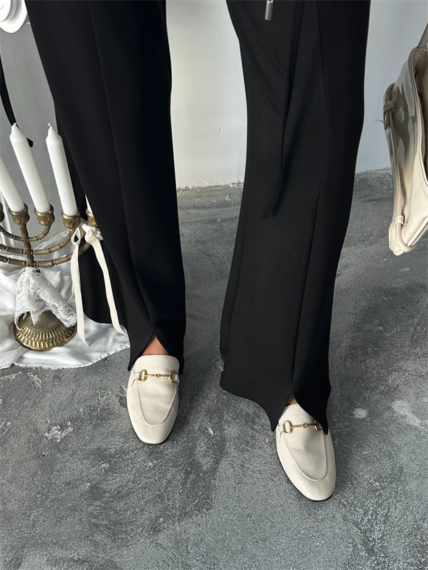 Bağlamalı Modal İkili Takım  - Siyah