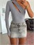 Sabrina Tek Kol Bodysuit Antrasit - Antrasit