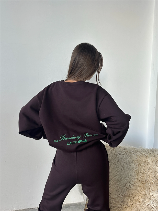 Sandiego Eşofman Takım Acı kahve - Acı kahve