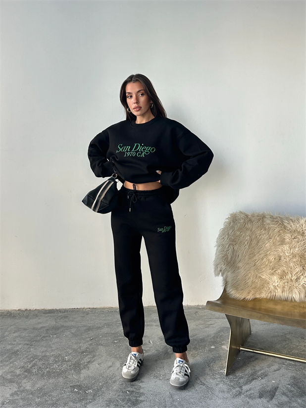 Sandiego Eşofman Takım Siyah - Siyah