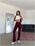 Flare Model Belize Tayt - Bordo