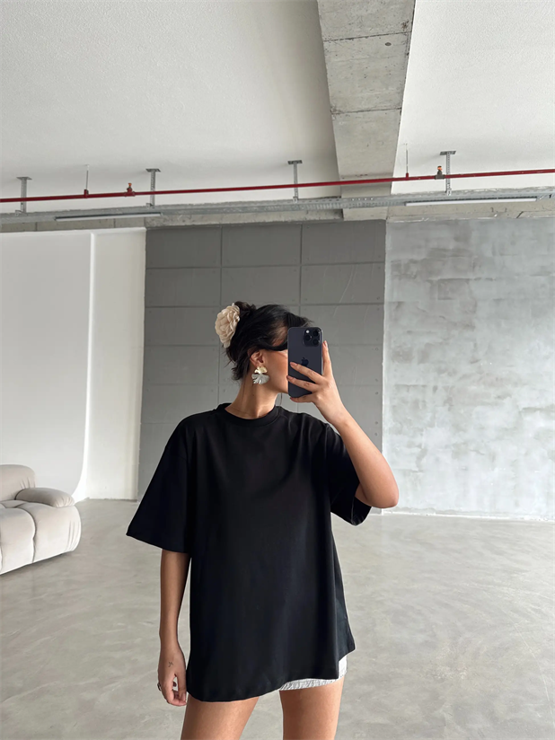 Oversize Basic - Siyah