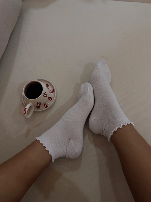 Bambu Soket Çorap - Beyaz