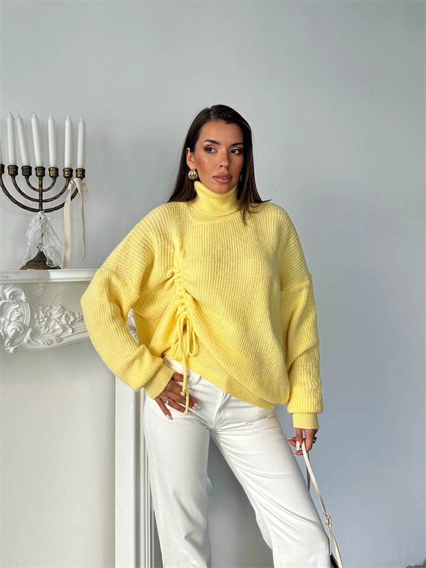 Selanik Balıkçı Triko - Sarı