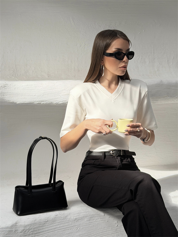 Baget Omuz Çantası - Siyah