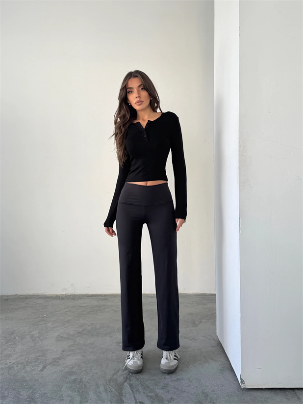 Orıgınal Tayt Pantolon  - Siyah