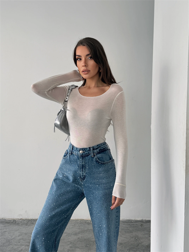 Transparan Body - Ekru