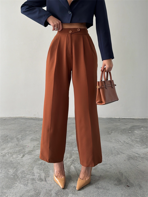 Kore Model Pantolon  - Taba