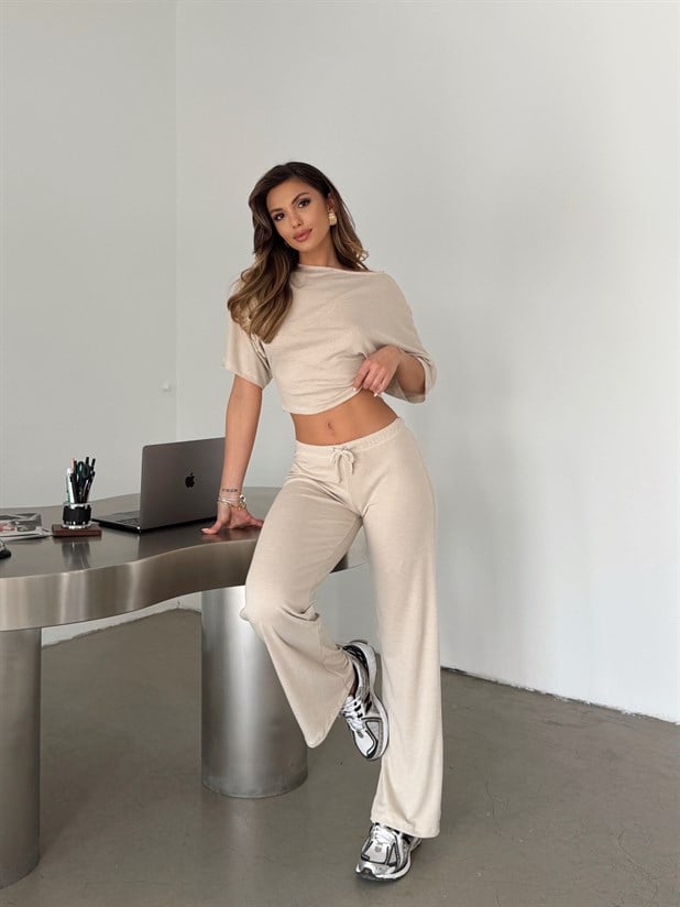 Yarasa Kol Salaş Takım - Bej