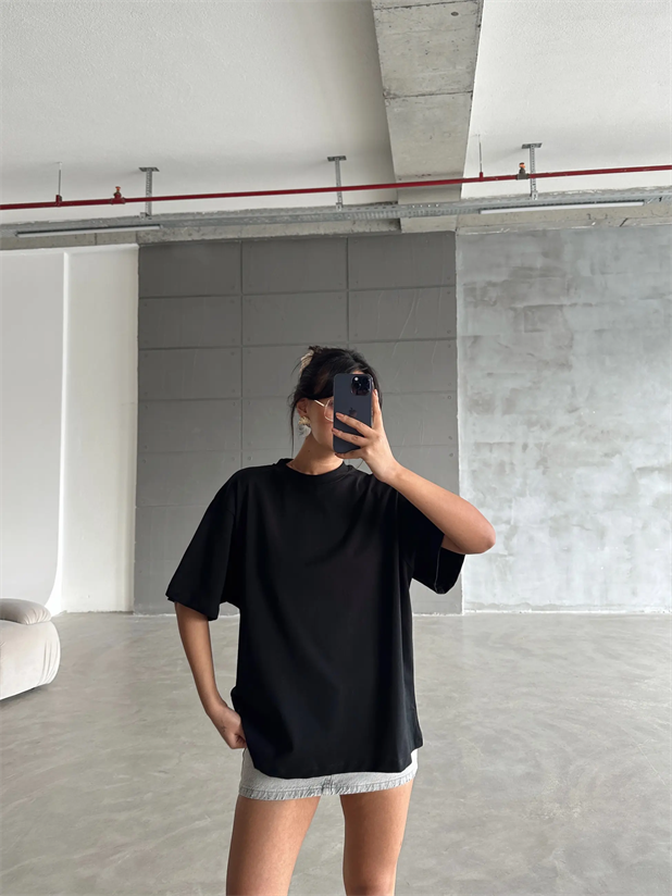 Oversize Basic - Siyah