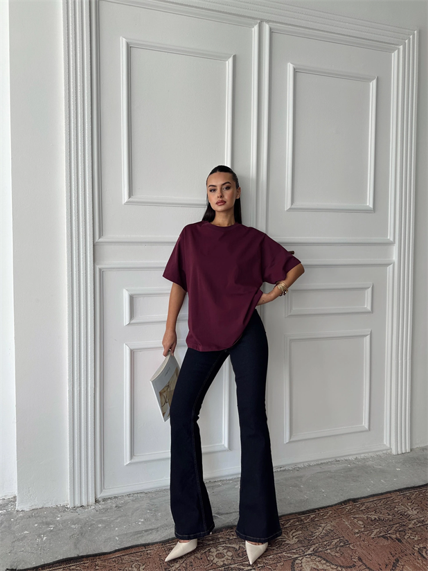 Oversize Basic - Bordo