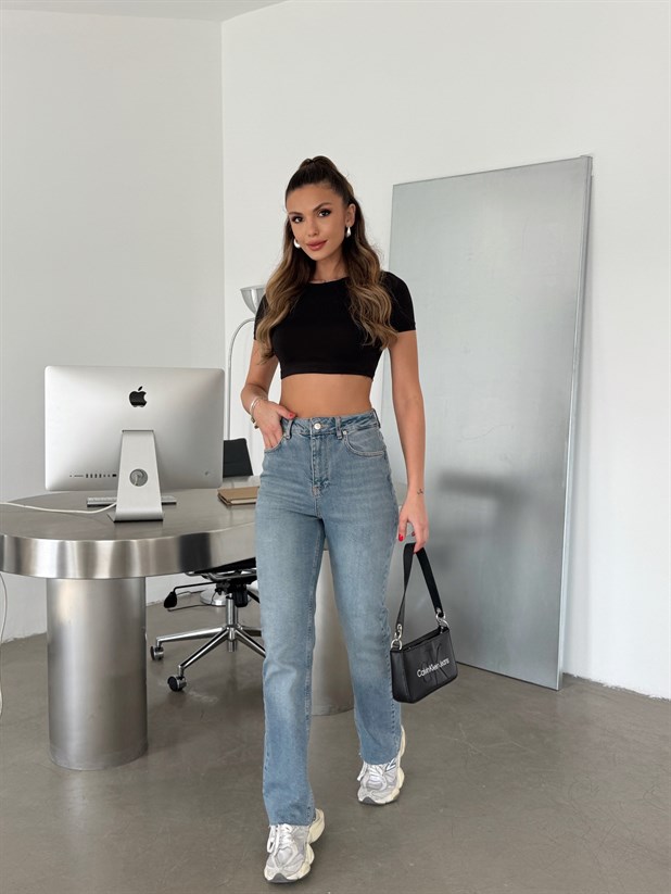 Straight Fit Jean - Açık Mavi