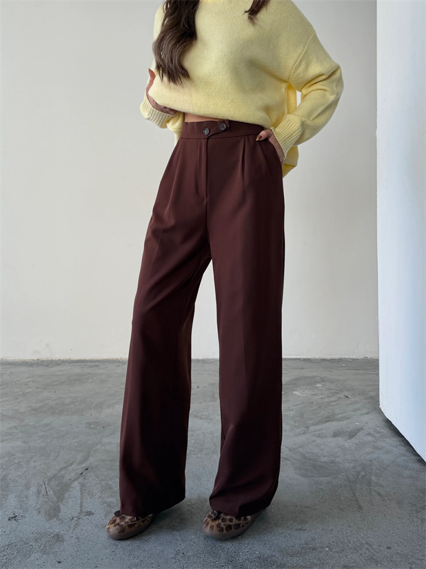 Kore Model Pantolon  - Acı kahve